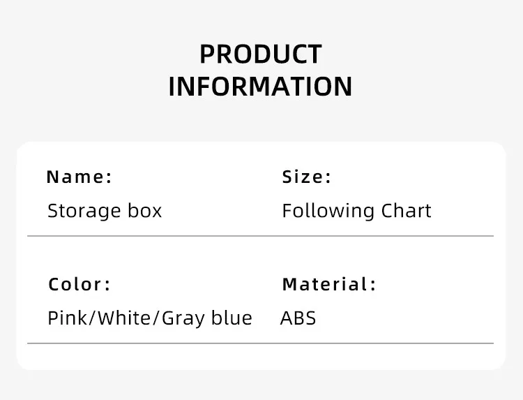 New Design Wholesale Price Plastic Multifunctional Storage Box With Compartment Office Supplies Desktop Organizer details