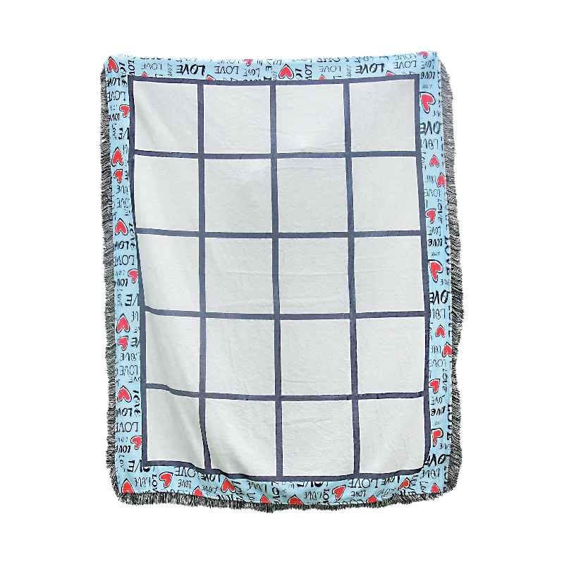 Blank Sublimation Blankets For Heat Press Printed 20 Panels Photo