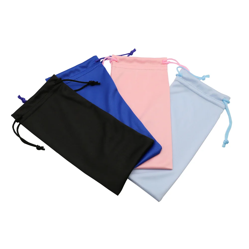 Simple Style Eco-Friendly Microfiber Cloth Bag for Glasses Microfibre Cleaning Fabric