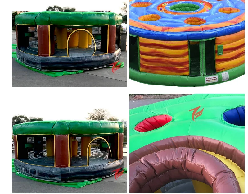 Белый надувной батут, надувной батут, надувной замок