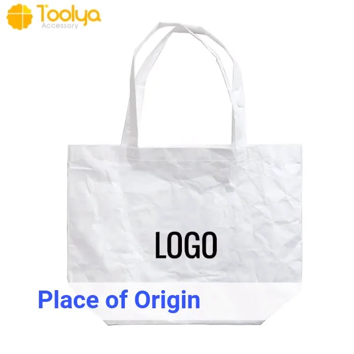 TEMBEA PVC PAPER TOTE MEDIUM LOGO – unexpected store