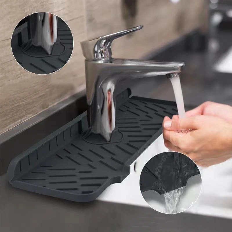 silicone faucet mat kitchen sink splash