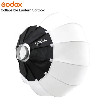 Godox CS-65D 50cm 65cm  85cm Lantern Softbox Quick-install Portable Round Shape Softbox Light for Bowens Mount Studio Flash
