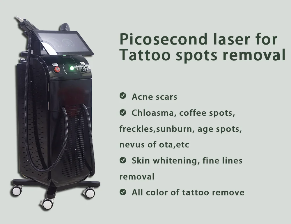2 In 1 808 Diode Laser Hair and Tattoo Removal Machine