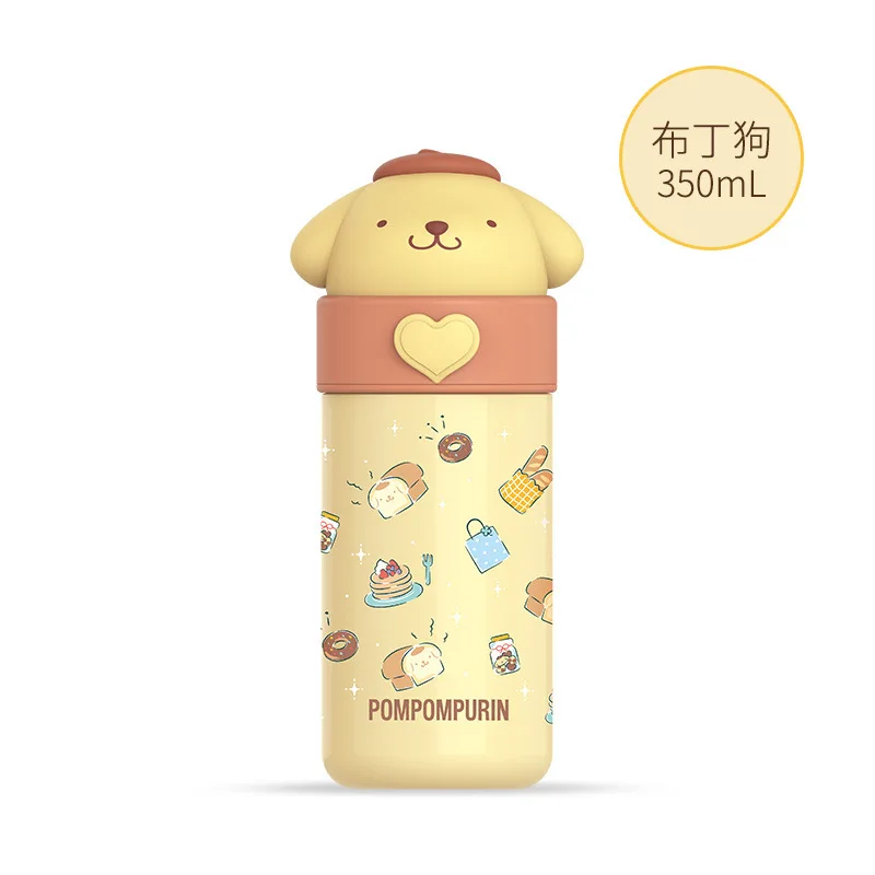 480Ml Kawaii Hello Kitty Sanrio Portable Thermos Mug 316 Stainless Steel  Cute Anime Kuromi Cinnamoroll Kids Water Bottle Gift