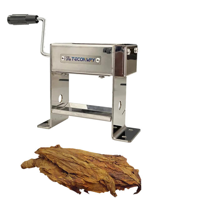 2025 New China Factory SUS304 Burr-free Manual Dry Herb Cutter for Tobacco Leaf Cutting +86 130 5343 7706