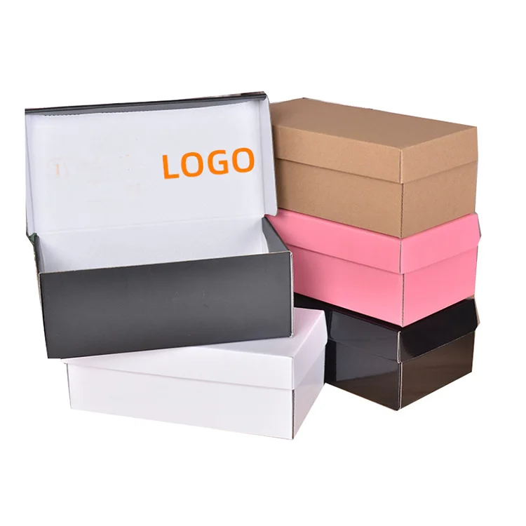 Proveedores Profesionales Cajas De Zapatos De Cartón De Logotipo  Personalizado