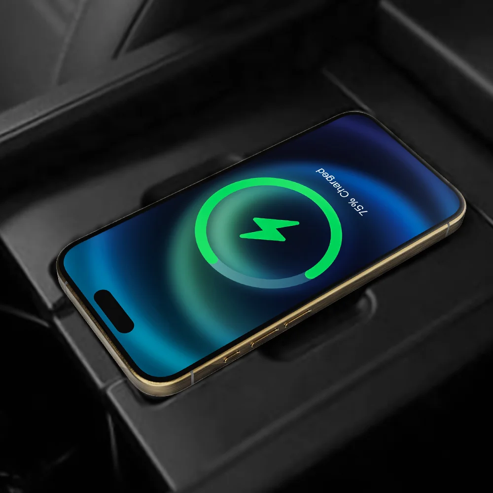 15W Car Wireless Charging Pad Lexus NX NX200 NX260 2014-2020 Fast Charger  Plate Accessories Center Console Cigarette Lighter