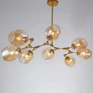 Modern Glass Pendant Light Nordic Dining Room Kitchen Light Designer Hanging Lamps