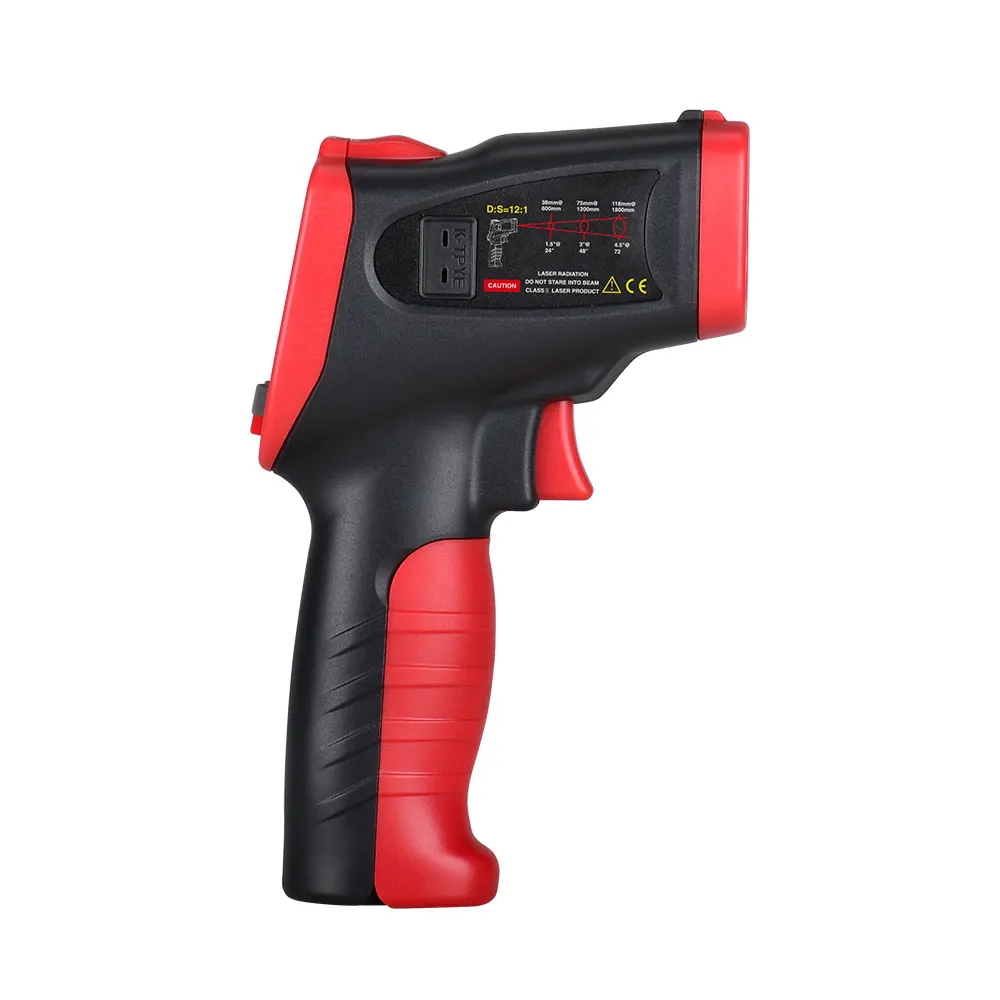 WINTACT WT323C Measure Temperature Gun Industrial Digital LCD  Laser Temperature Gun China Manufacturer Laser Pyrometer
