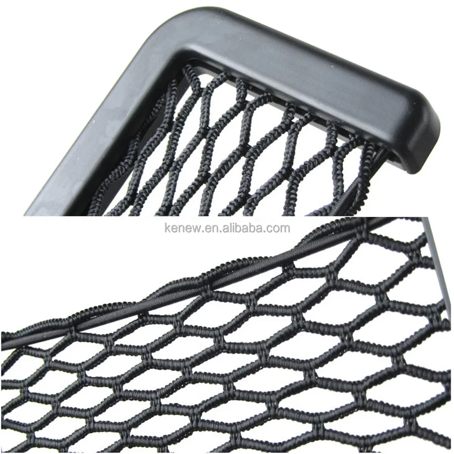1Pcs Multipurpose Car Seat Side Organizer with Auto Paste Net Pocket Phone Holder and Storage Bag