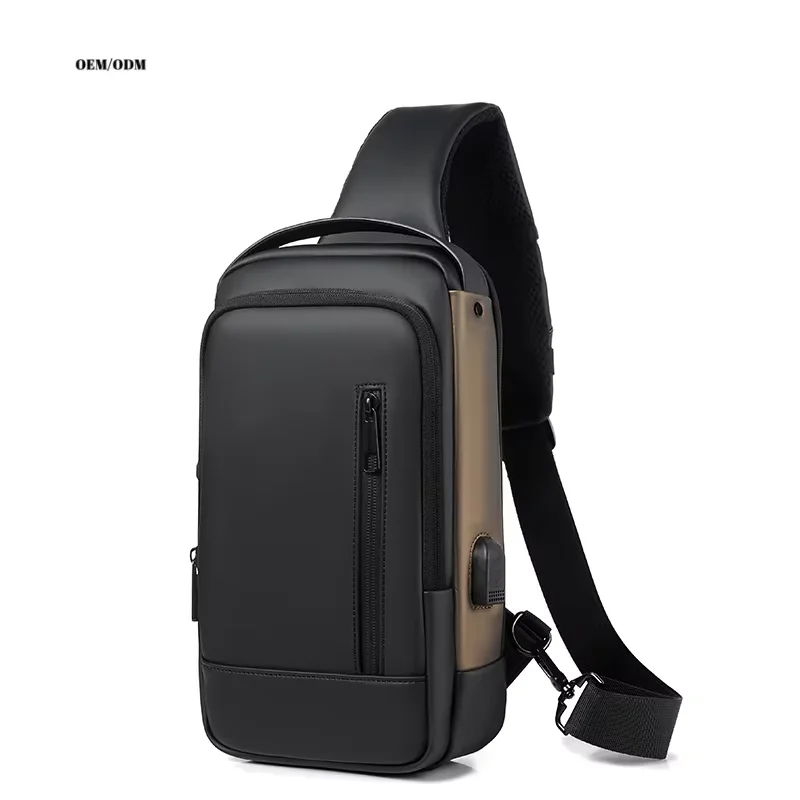 Borsa A Tracolla In Nylon Idrorepellente Unisex – Leggera E Retrò Per Viaggi, Escursioni E Città Con Striscia Riflettente