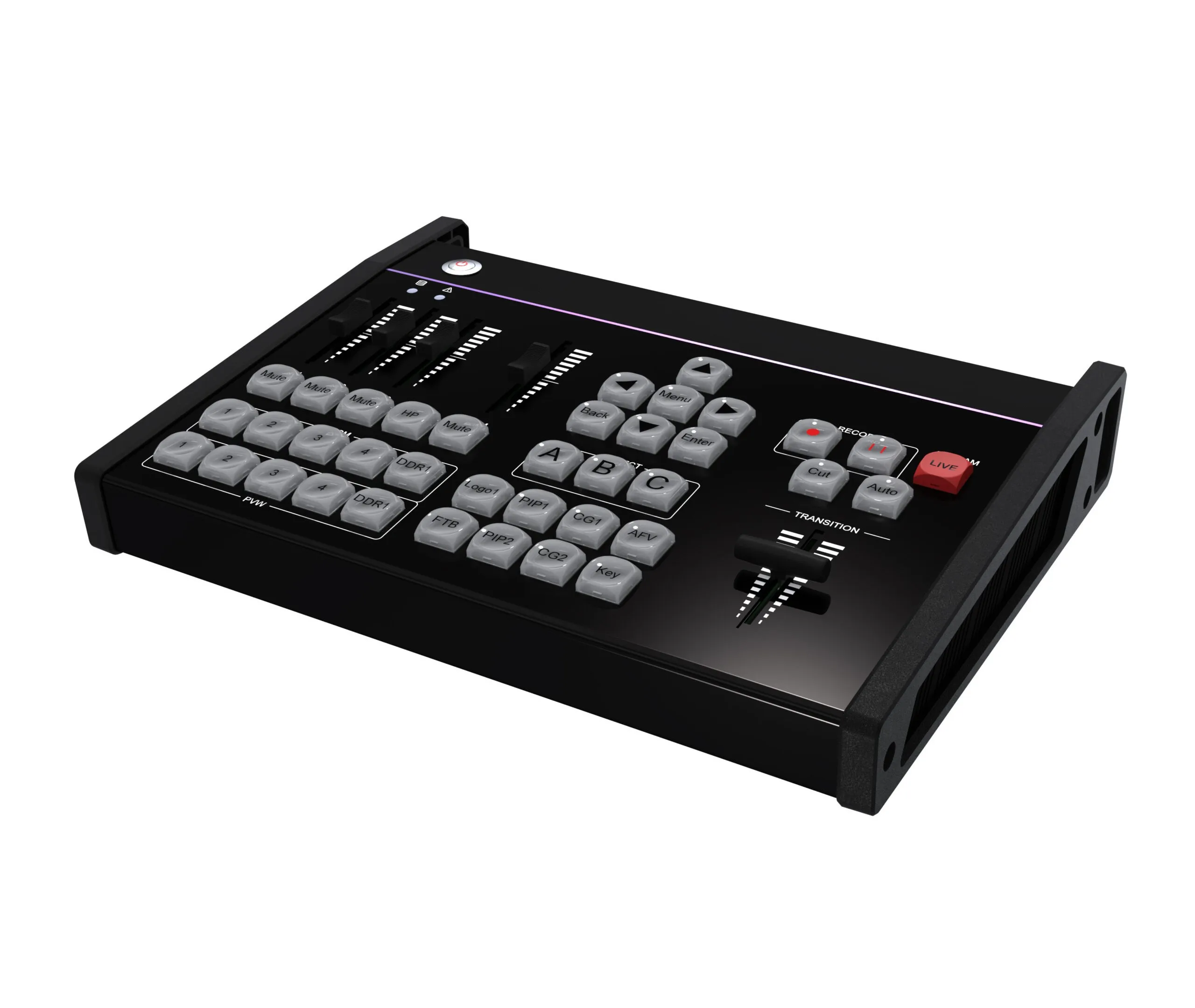 4K Video Switcher for Multi Cameras Live Broadcasting Recording