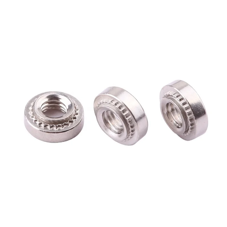 Factory price fastener M2-M10 stainless steel 304 press fit nut pressure rivet nut self-clinching nuts