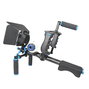 YELANGU D221 Professional Dslr Shoulder Rig Kit DSLR Video Camera Stabilizer Movie Shooting Equipment detail image