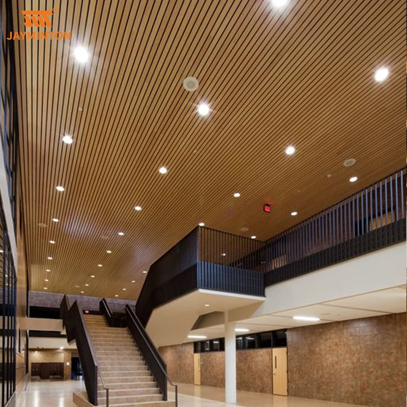 Foshan Manufacturer Soundprood Hanging System Acoustic Softfold Curved Metal Ceiling Aluminum Baffle Ceiling