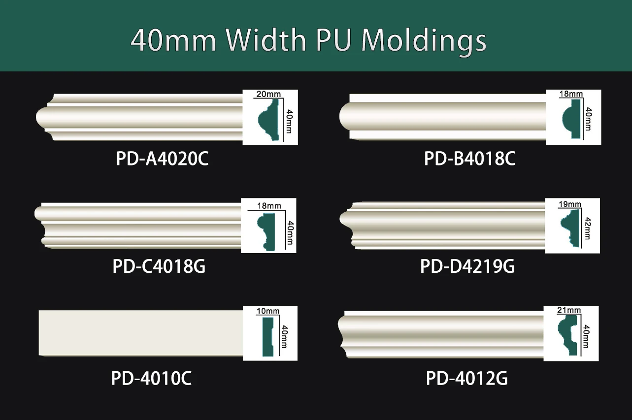 Decorative Molding Polyurethane Panel Waterproof Lowes Trim Molding