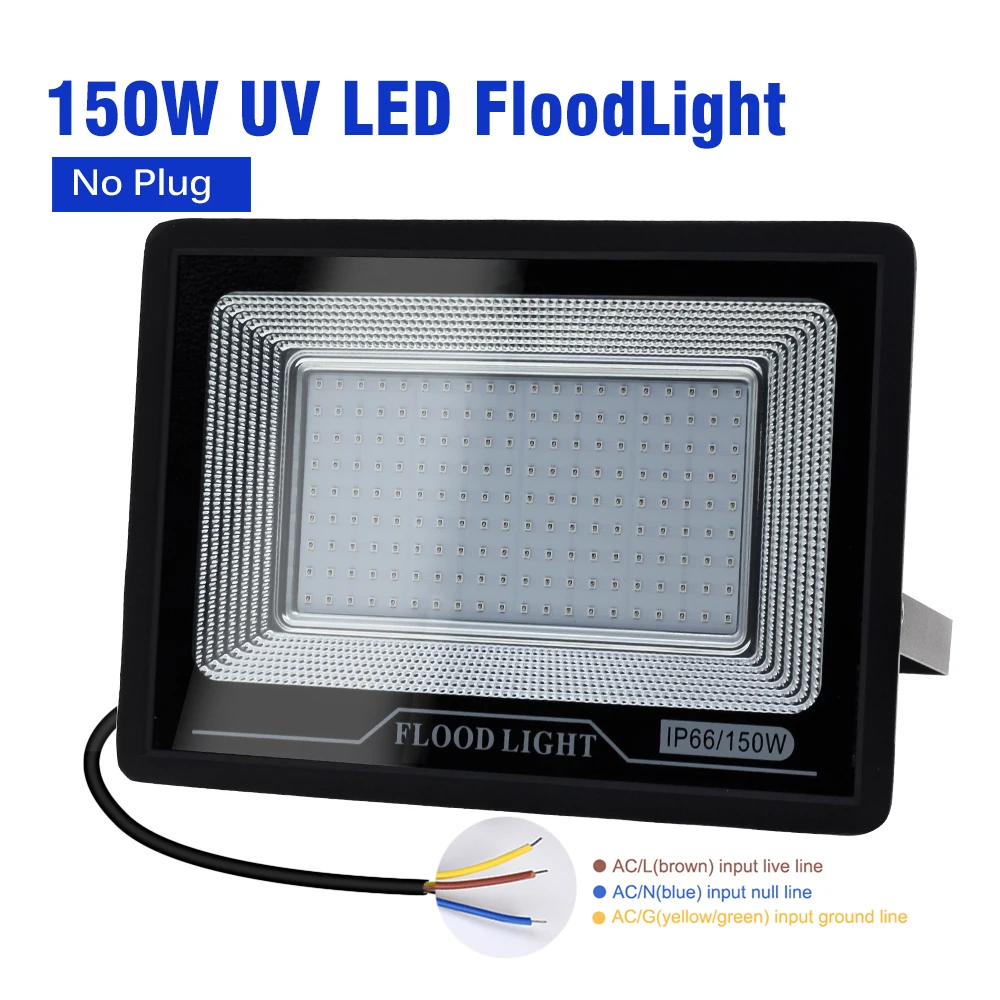 Projecteur led étanche uva éclairage de sécurité extérieur_voghion.com