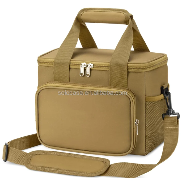 Jute Canvas Insulated Kids Lunch Bags