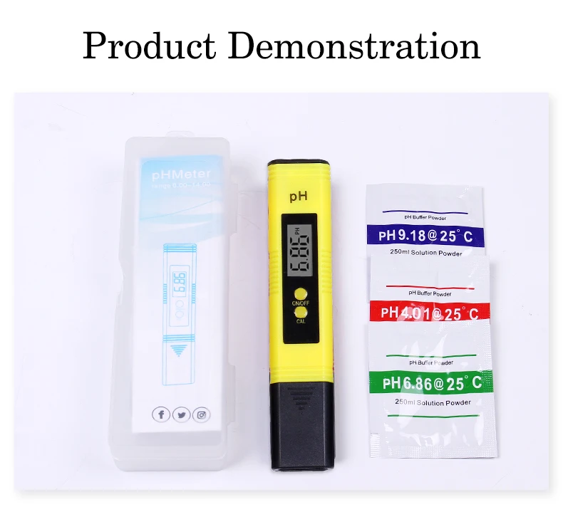 digital water quality tester 0-14 PH meter 0-9999 ppm TDS meter combo