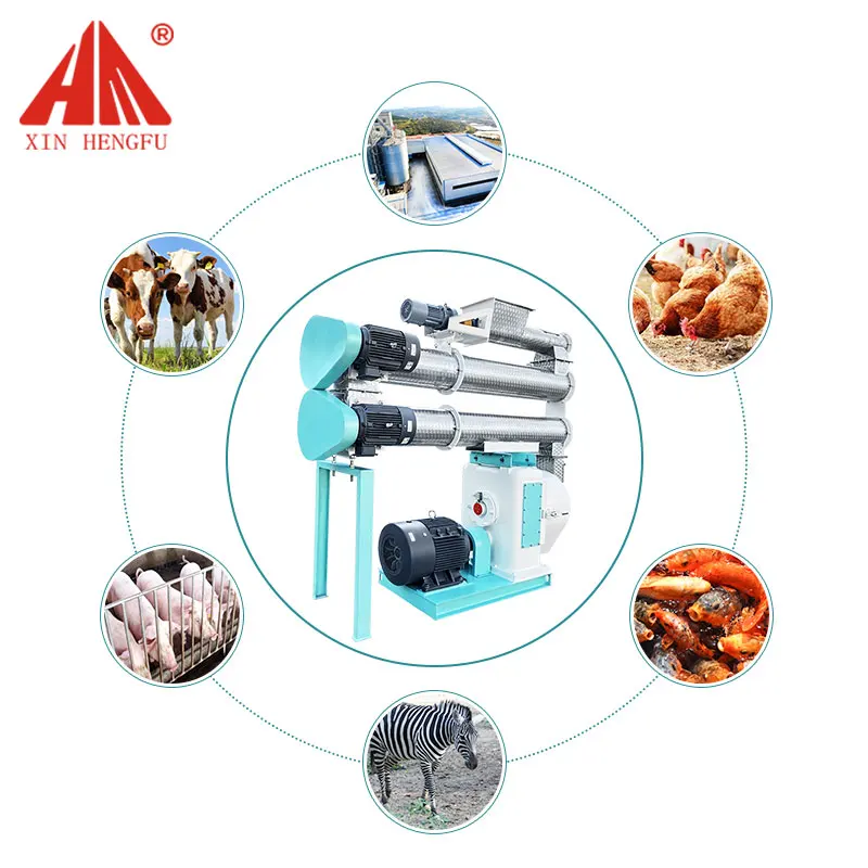Heavy-Duty Poultry Feed Pellet Machine for High-Efficiency Farming Chicken Feed Mill Broiler Feed Granulator