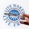 Transparent sticker
