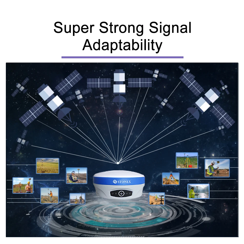 Stonex S9ii/s900a/s900+ Professional Gps Rtk Surveying Instrument High ...