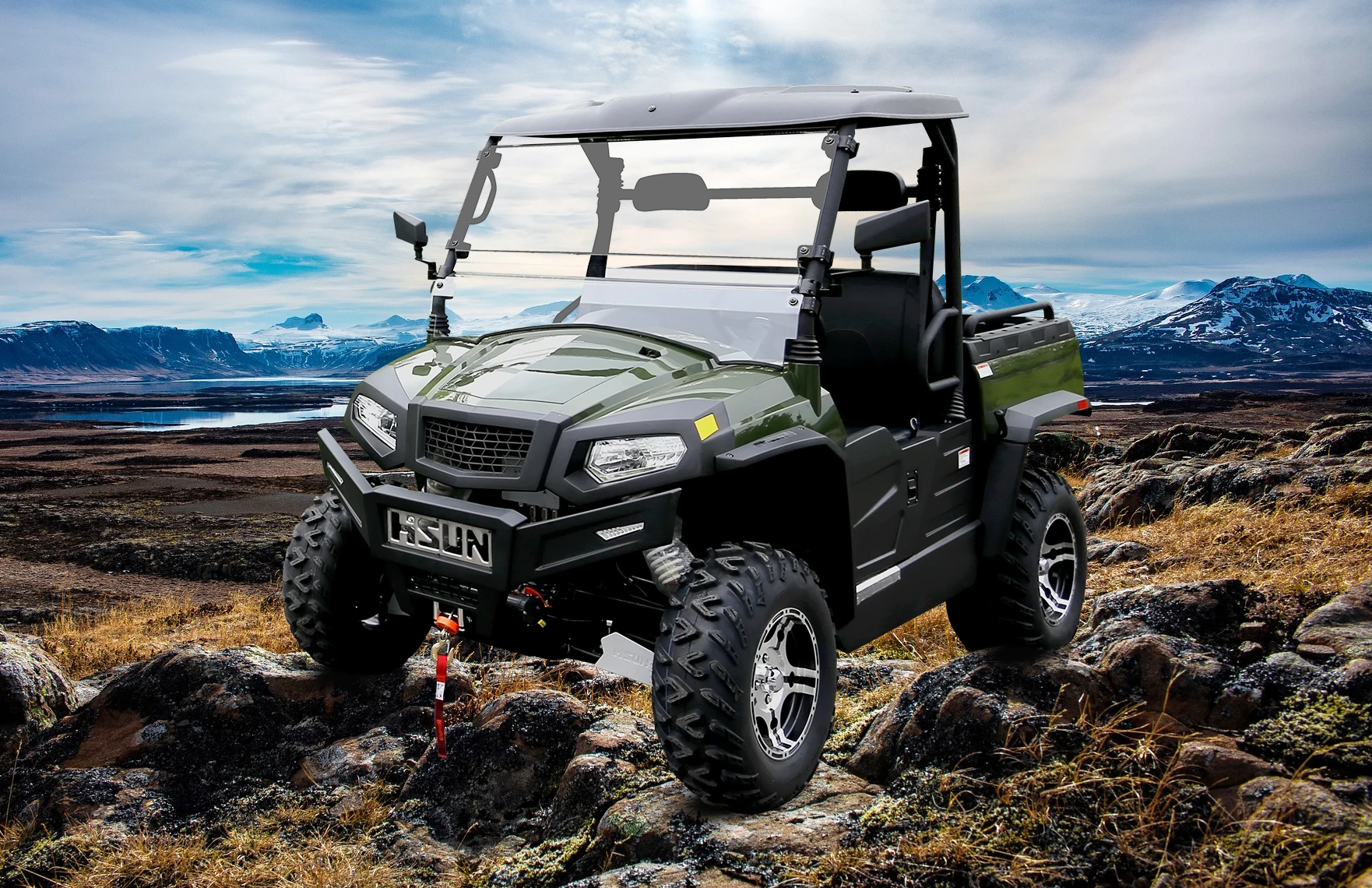 37,5 кВт электрический utv 4x4 сельскохозяйственный Электрический UTV для продажи