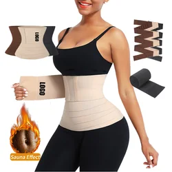 Pretty Corsets Waist Trainer Wrap High Compression Belly Wrap Bandage Waist Trainer