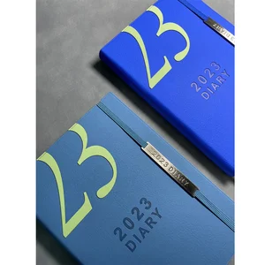 Cheap Price 2026 Daily Planner PU  Leather Notebook Custom Logo Journals With Elastic A5 Wholesale Diary