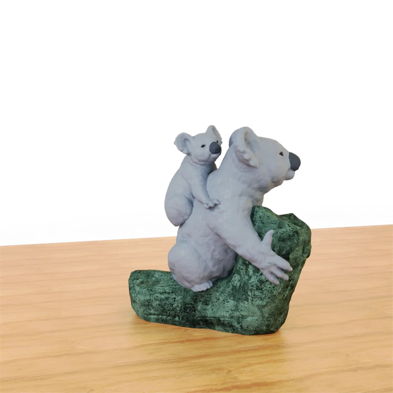 Онлайн оптовая продажа 3d фигурки от Производителей Сувениров для домашнего декора на заказ статуя коалы из смолы