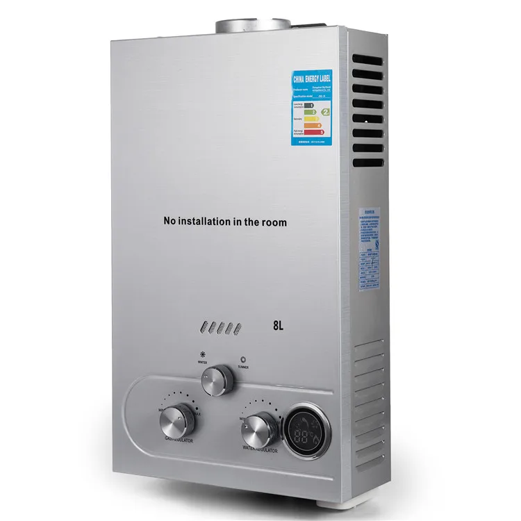 Wholesale Auto-protection Natural Gas 8L Tankless Instant Hot Water Heater  high pressure automatic instant heating hot water boiler From m.alibaba.com