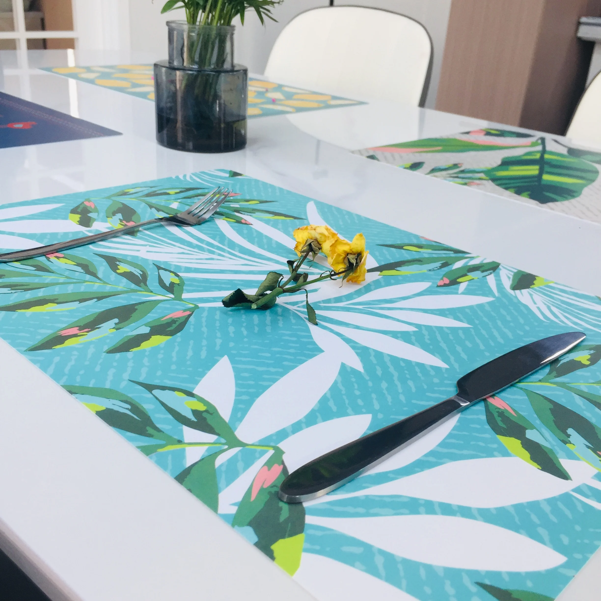 Custom Print Table Place Mat Kids Children Disposable Folding Placemats