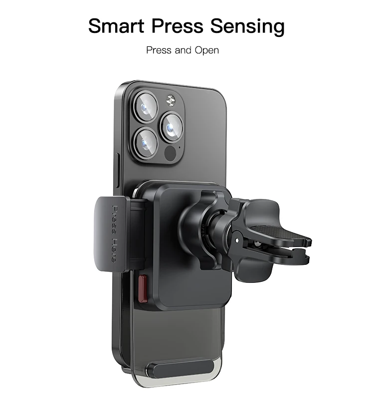 C163 Yesido Hot Selling General Motors Phone Holder Transparent Air Vent Mobile Phone Holder for Car