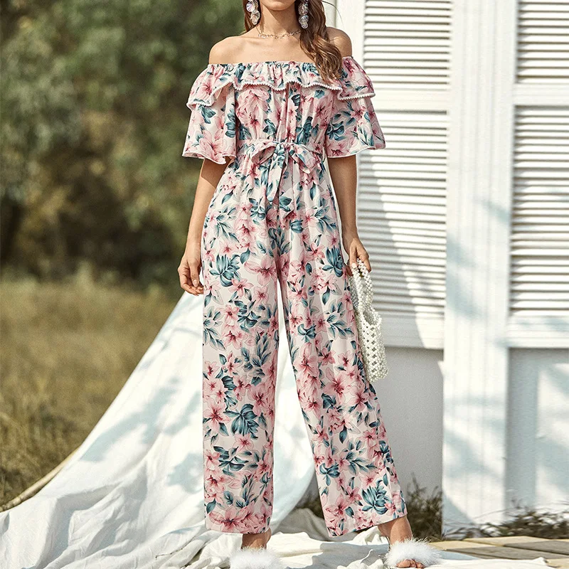 MOTE-ZC473 New Arrival Off Shoulder Romper Women Jumpsuit Summer