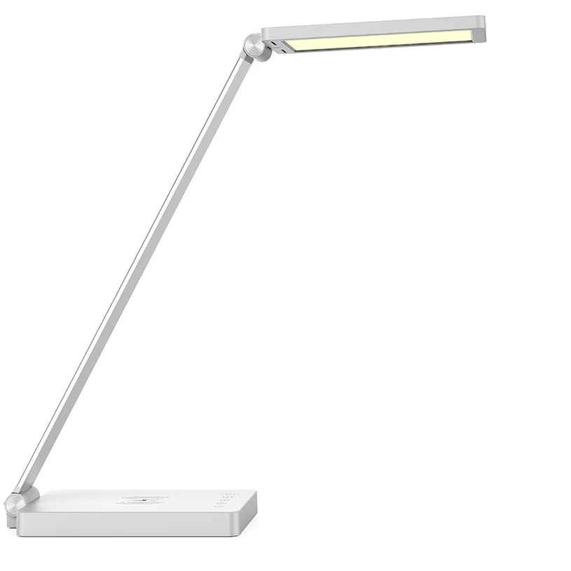 Tomei top-rated M95B student reading beside lamp wireless charger led desk lamp office desktop led desk lamp with usb charger