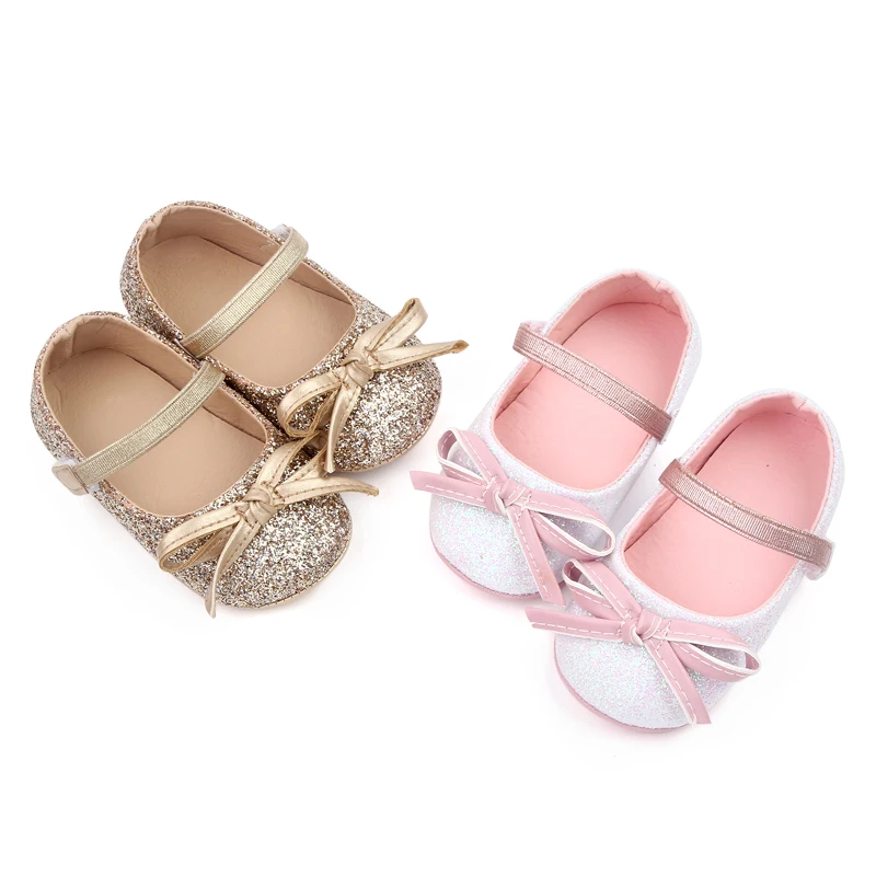 Hot Selling Baby Toddler Girl Shoes Bling Bling Designs for Girl 2025