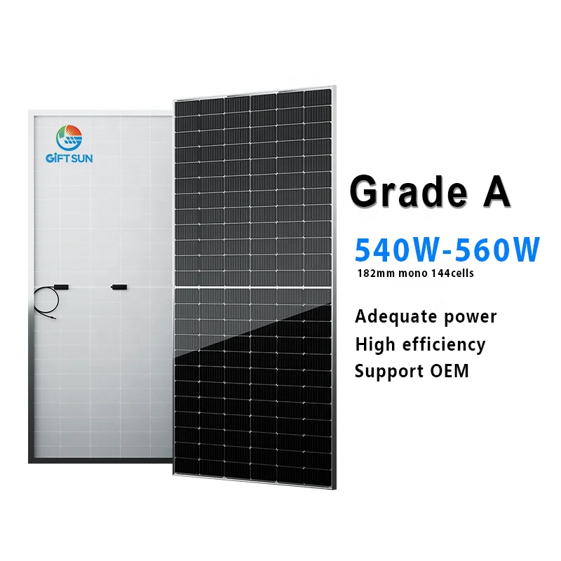 540W 545W 550W 555W PV Modülü Güneş Paneli