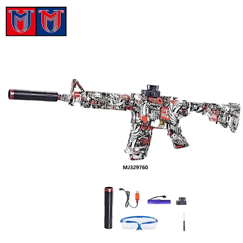 ボーイズ電気玩具自動M4A1ウォーターライトスプラッターメタル