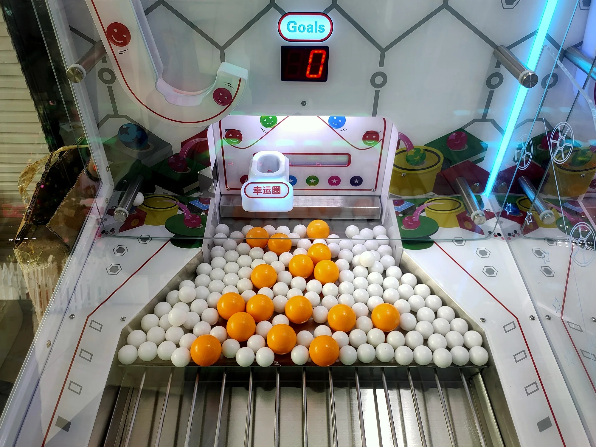Coin Operated Amusement Park Lucky Jump Pearl Tower Arcade Redemption Ticket Game Machine for Sale