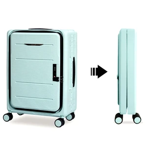 NEW Creative Foldable PP Spinner Luggage 20 24 Inch Carry on Trolley Suitcase with TSA Combination Lock