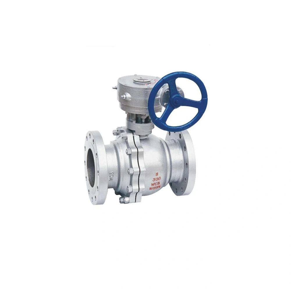 DIN PN16 A216 WCB carbon steel flange ball valves