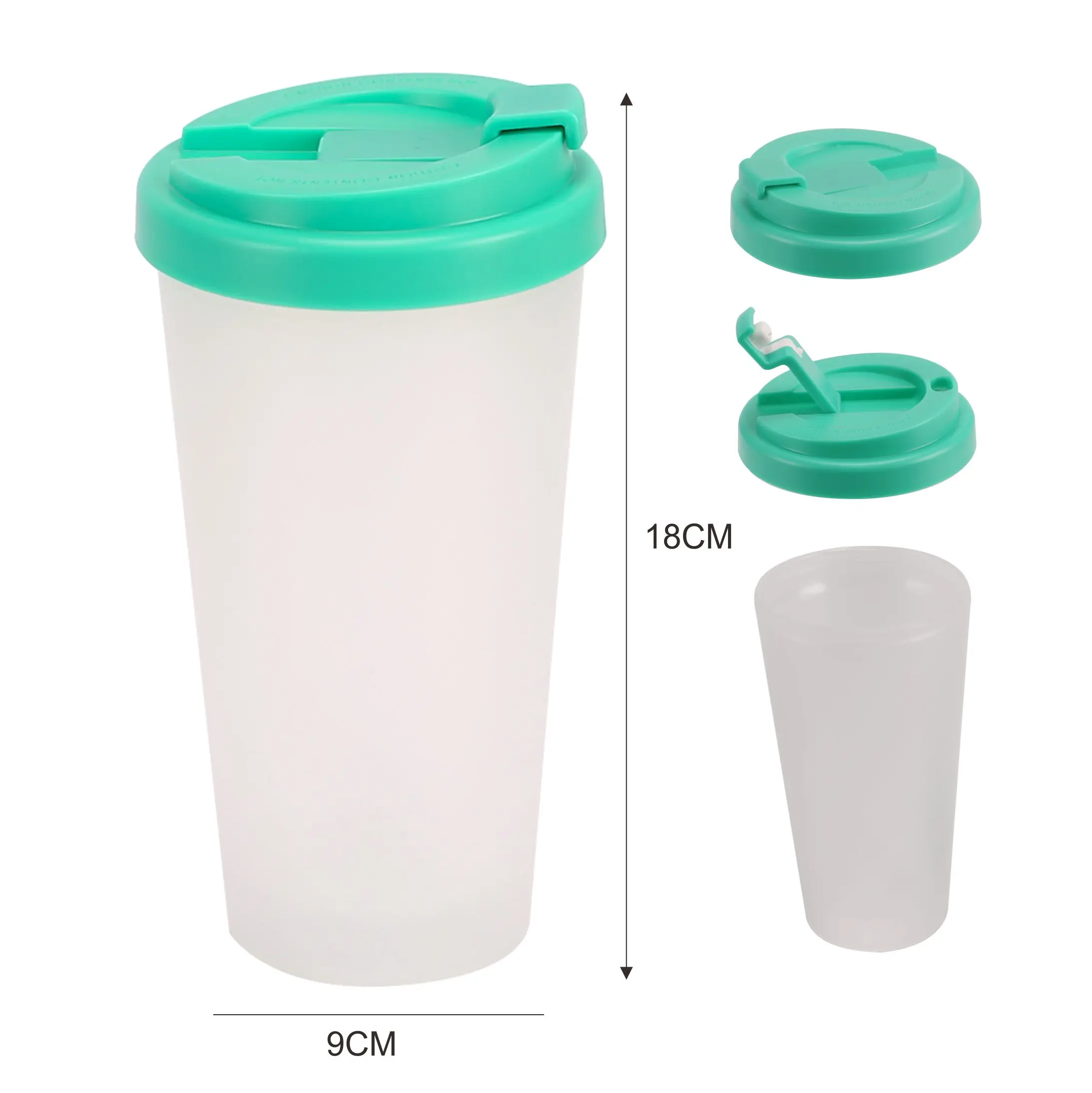 Недорогая дорожная многоразовая кофейная чашка без бисфенола А с откидной крышкой 16 унций оптом