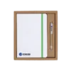 Cuaderno blanco 2 piezas + bolígrafo