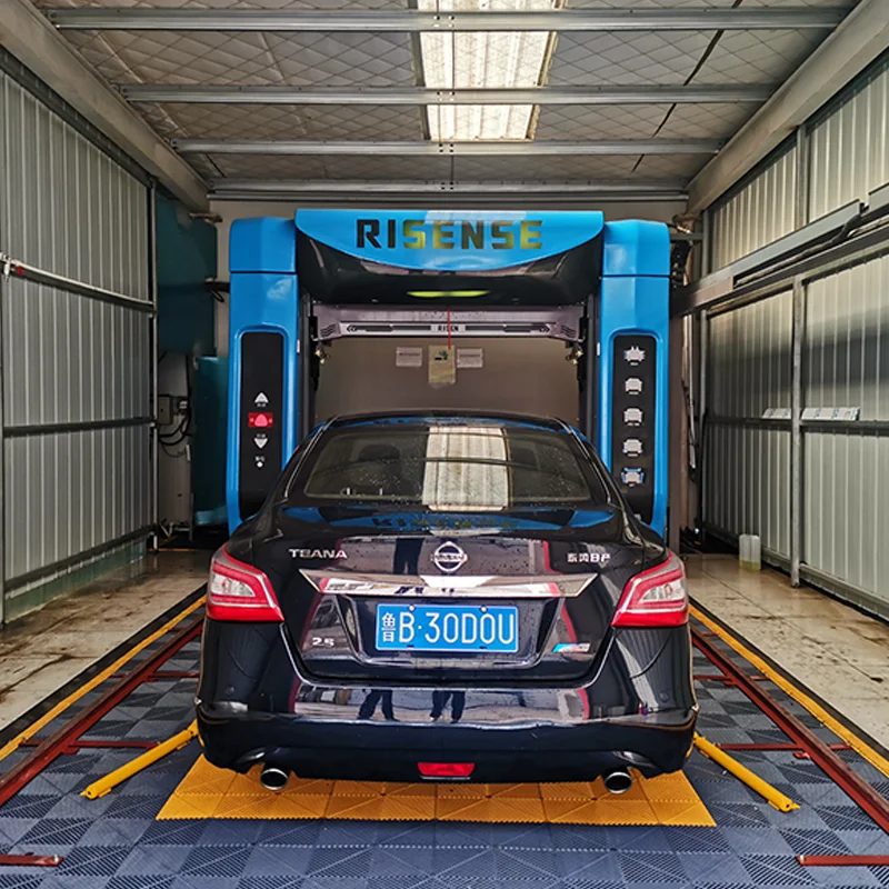 Risense touch free 360 машина для мытья автомобиля с двумя ручками Автоматическая туннельная бесконтактная 2022 воздушной сушилкой и лавовым