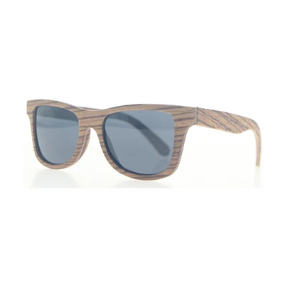 Men's 2019 Handcrafted Zebra Wooden Frame Brown TAC Polarized Lenses Sunglasses