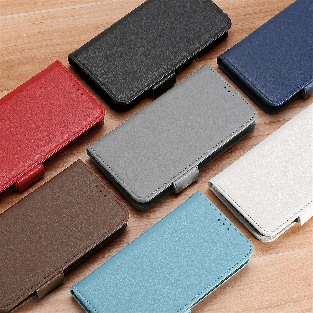 Laudtec Sjk968 Leather Phone Case Wallet Card Shell Simple Business Cover Pure Colour Anti Shockpouch For Alcatel 1S 2021 3L details