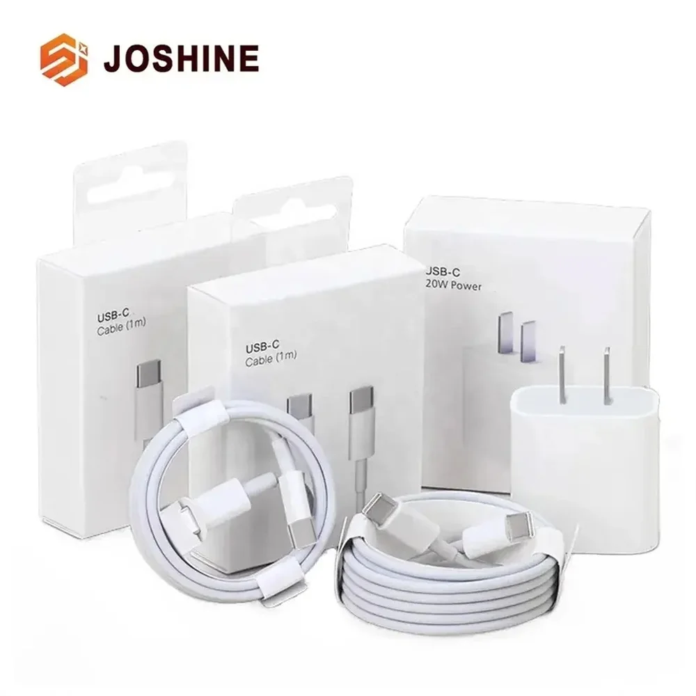 1m 2m 3m Braided 60W Type C to PD 20w Charger Adapter Usb C Date Fast Charging Original Lighting Cable For IOS For Iphone 15