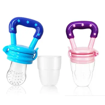 Wholesale Price Guangzhou-made Food-Grade Silicone and PP Baby Pacifier Fruit Feeder Chinaufactured