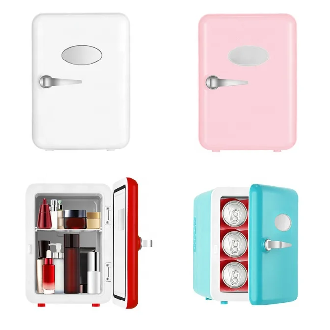 Портативный Компактный холодильник многофункциональный мини для косметики красоты лица напитков обогреватель морозильник дома и автомобиля